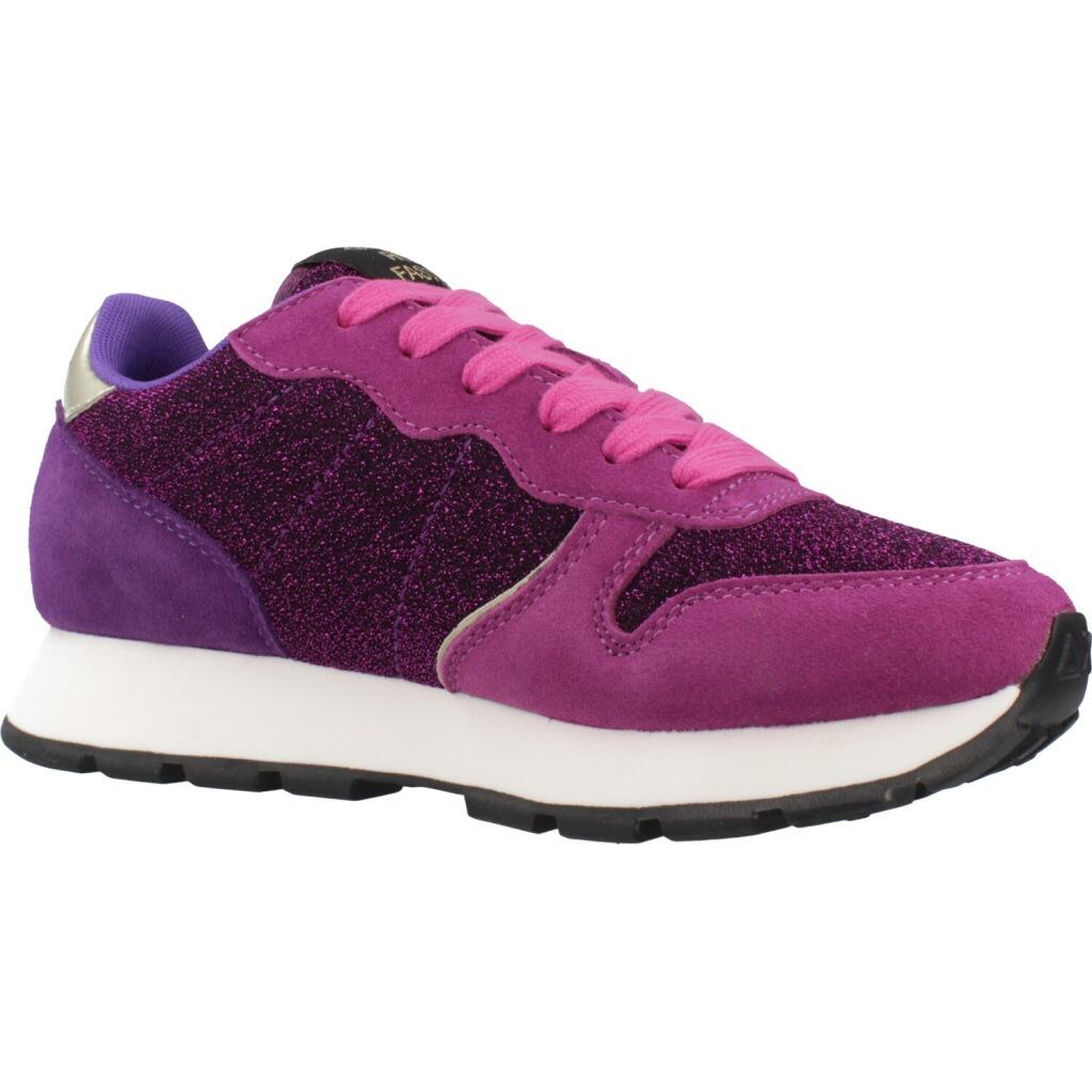 Scarpe Da Ginnastica Sun68 Modello Ally Glitter Textile Colore Rosa 5/5