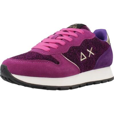 Sneakers sun68 model ally glitter textile kleur roze