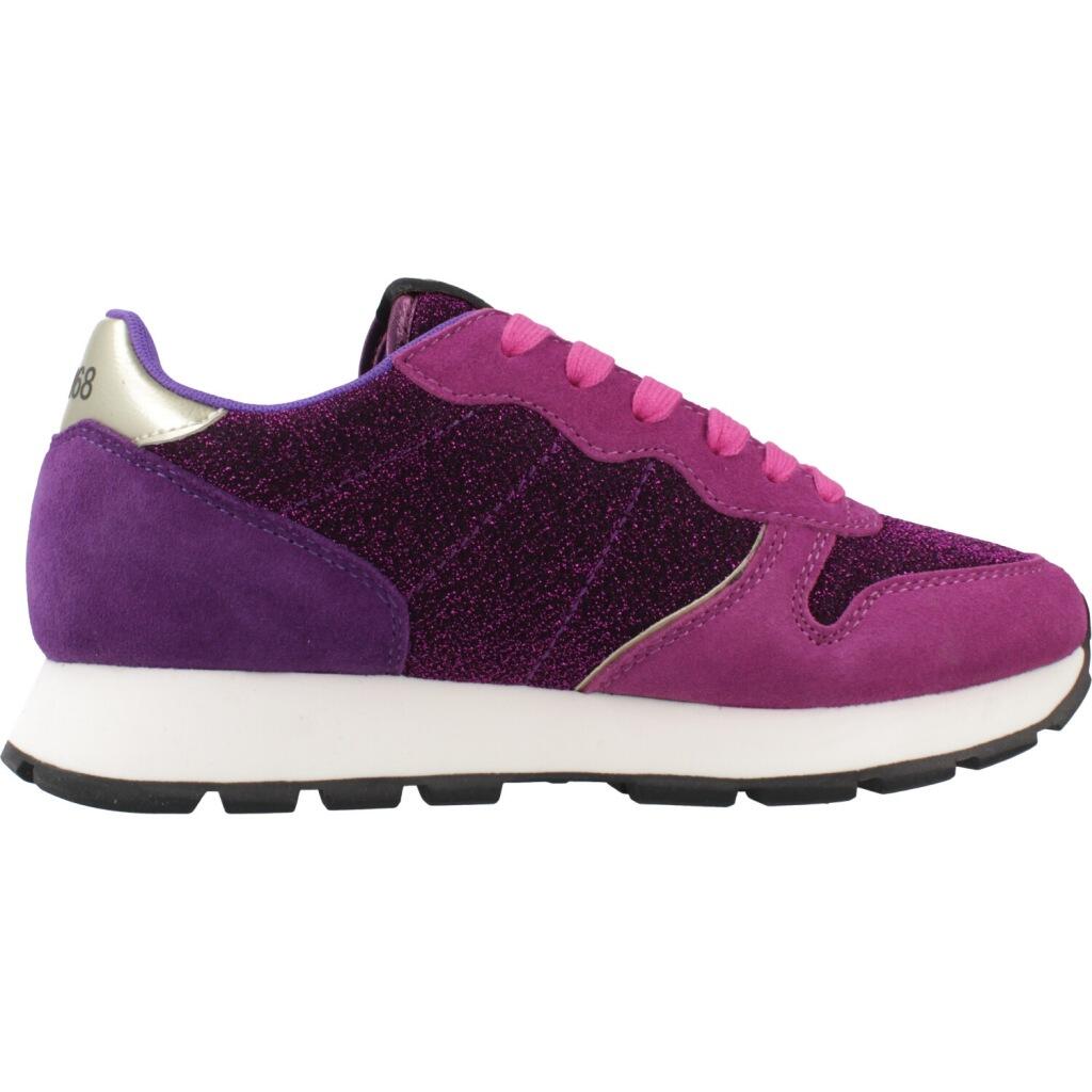 Scarpe Da Ginnastica Sun68 Modello Ally Glitter Textile Colore Rosa 4/5
