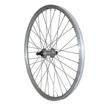 Roue de vélo VTT arrière aluminium double paroi moyeu aluminium blocage Velox 7-