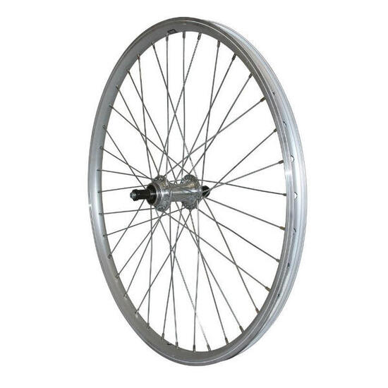 Roue de vélo VTT arrière aluminium double paroi moyeu aluminium blocage Velox 7-