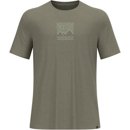 Koszulka męska Odlo ASCENT SUN. SEA. MOUNTAINS. T-shirt crew neck s/s