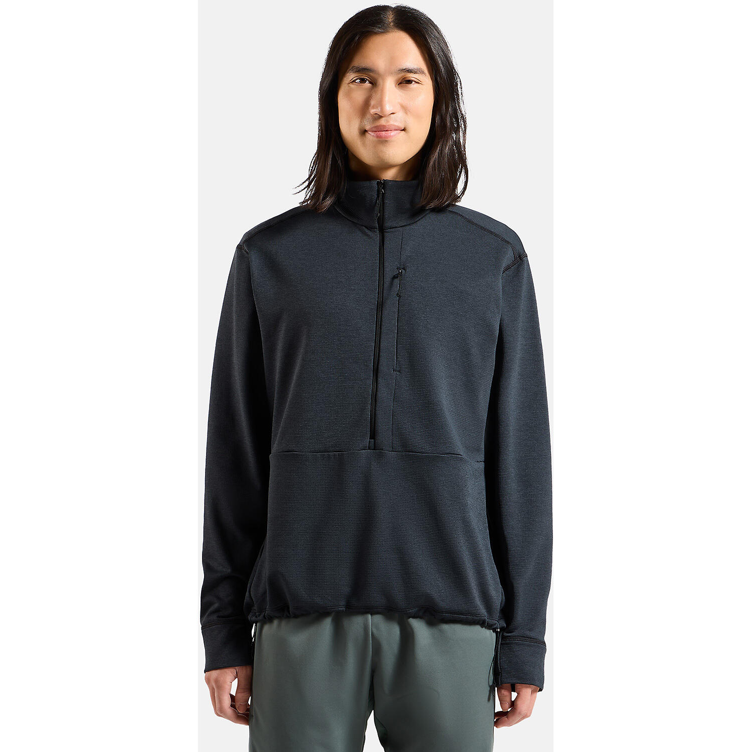 Herren Longsleeve GRID FLEECE 3/6