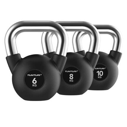 Kettlebell - Gummierte - 6-10kg - Set