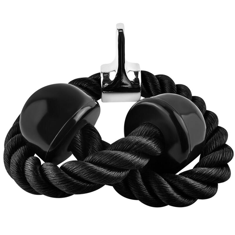Sfoara triceps din nylon, 70 cm, sarcina maxima 200 kg, negru