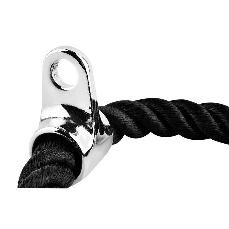 Sfoara triceps din nylon, 70 cm, sarcina maxima 200 kg, negru