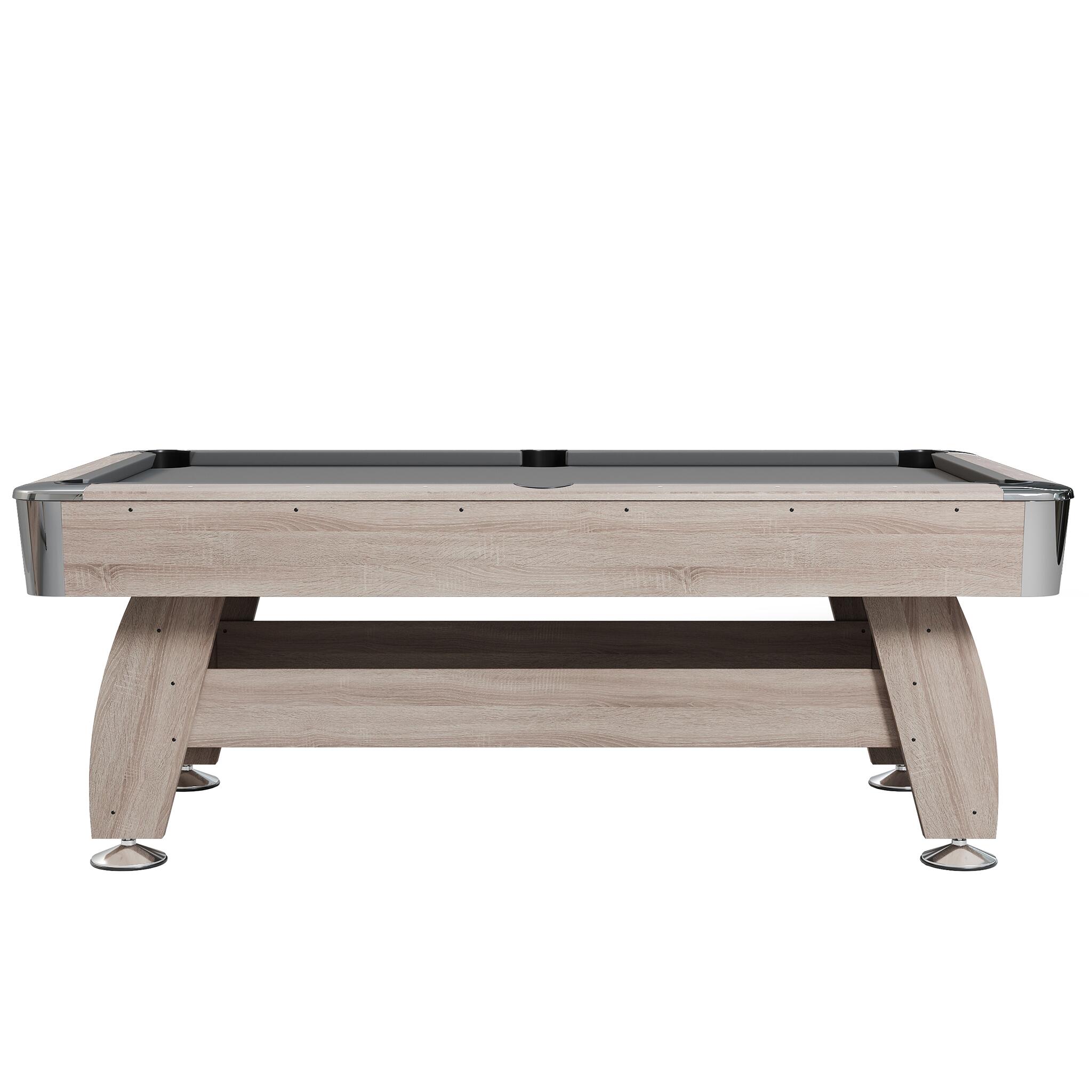 NORTH Gardone Table de billard Bois/Gris 7FT 3/7