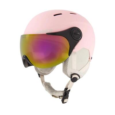 Sinner typhoon visor skihelm dames - roze