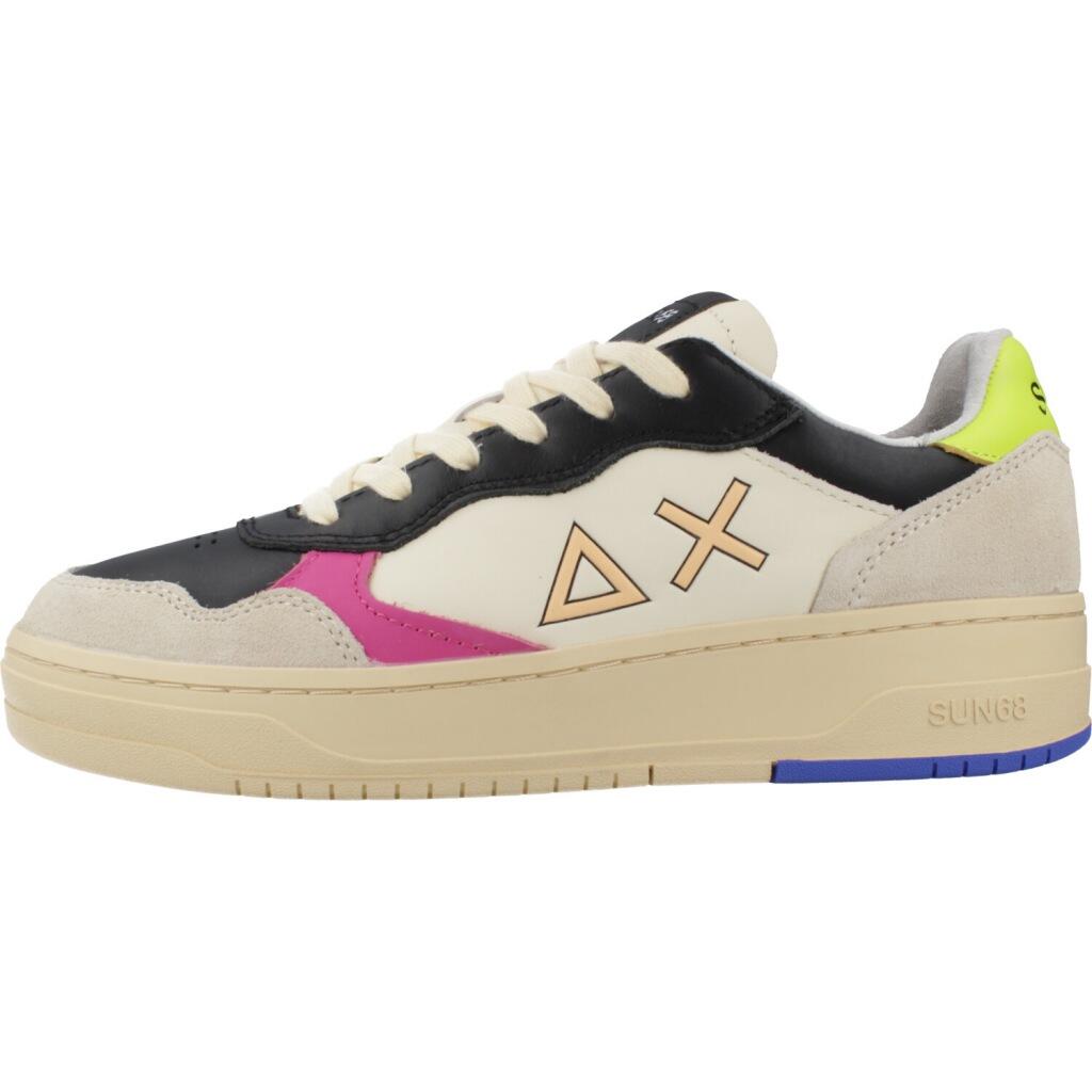Scarpe Da Ginnastica Sun68 Modello Big Basket Colore Beige 2/5
