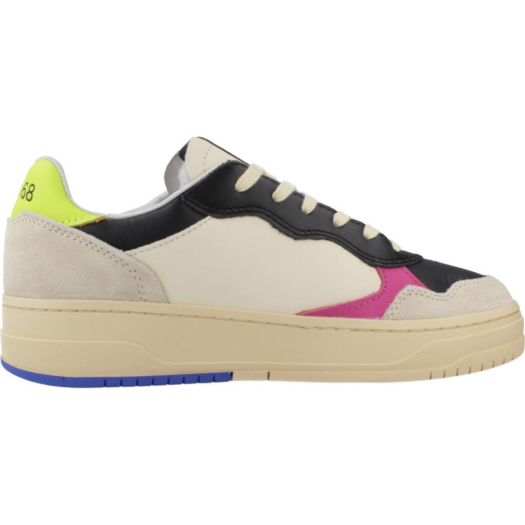 Scarpe Da Ginnastica Sun68 Modello Big Basket Colore Beige 4/5