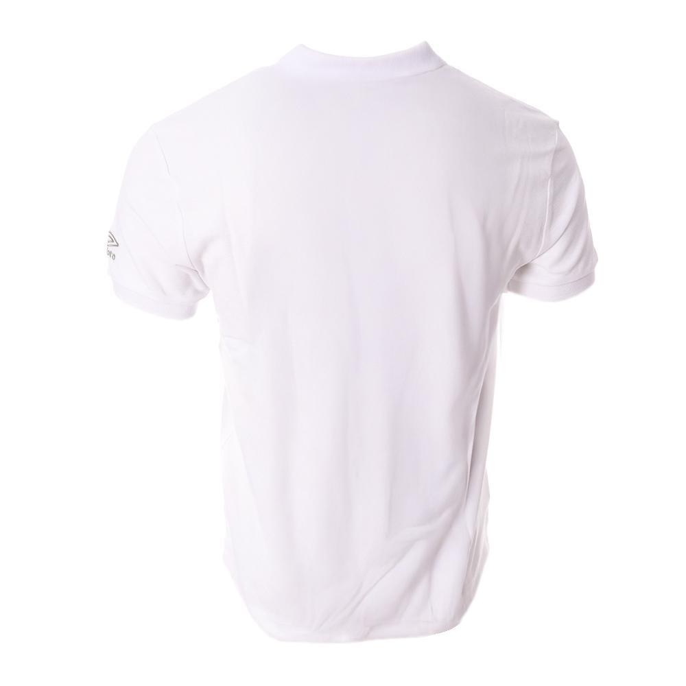 Polo Blanc Homme Umbro Net 2/2