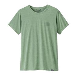 Tee Shirt Respirant Patagonia "Womens Capilene Cool Daily Graphic Shirt" L Vert