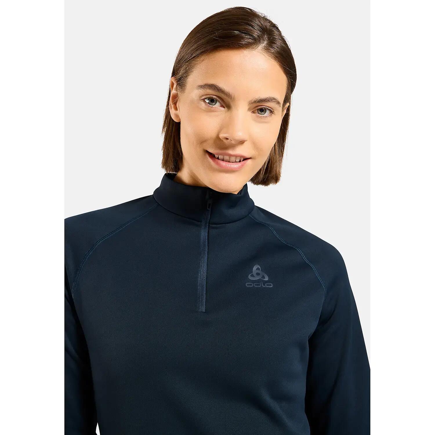 Odlo Odlo Midlayer 1/2 Zip Besso Sporttrui DONKERE SAFFIER M 5/7