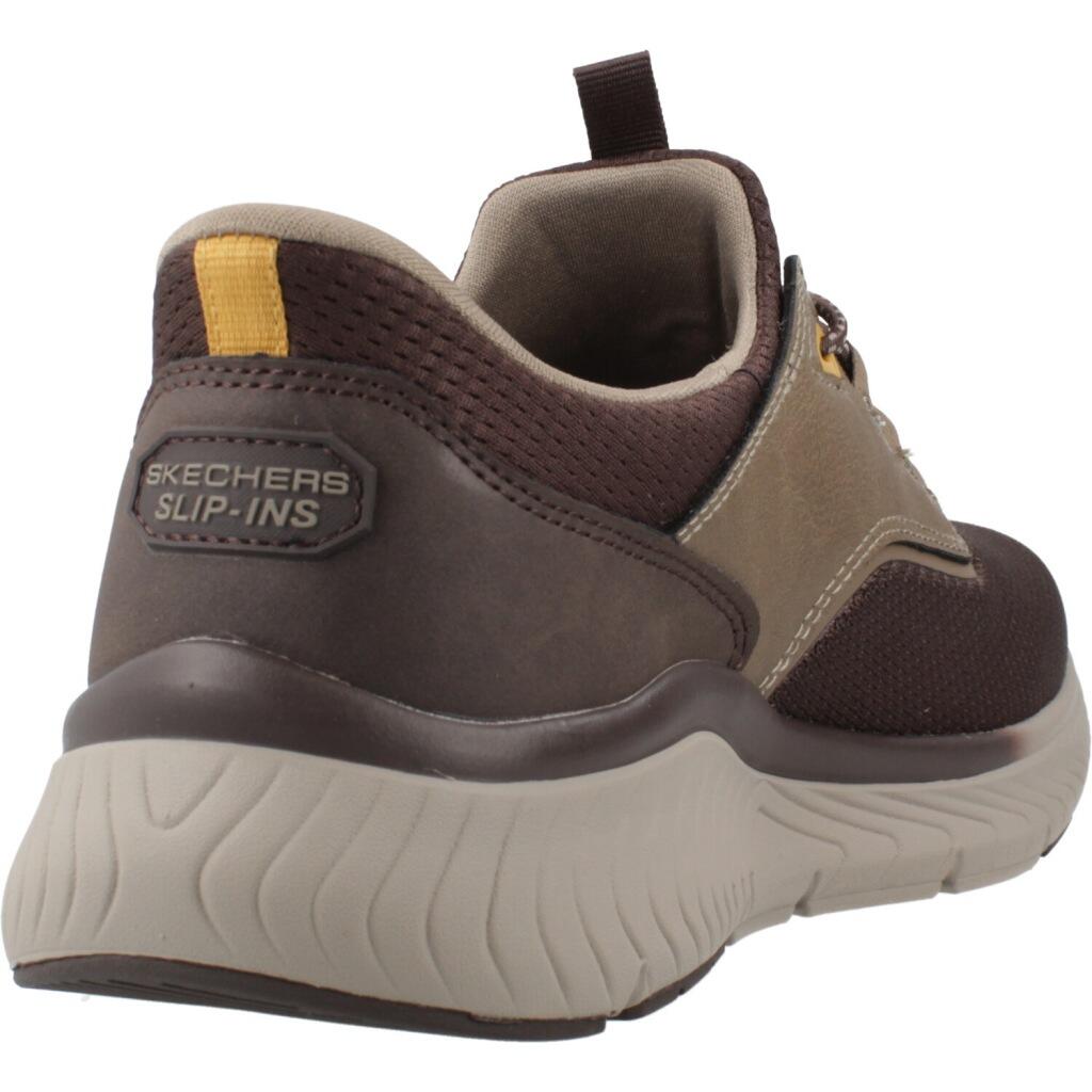 Baskets Skechers Modèle Slip-ins Arch Fit Crosser - Chozen Couleur Marron 3/5