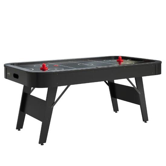 NORTH Zenith Airhockeytafel Zwart/Zwart RVS 7FT