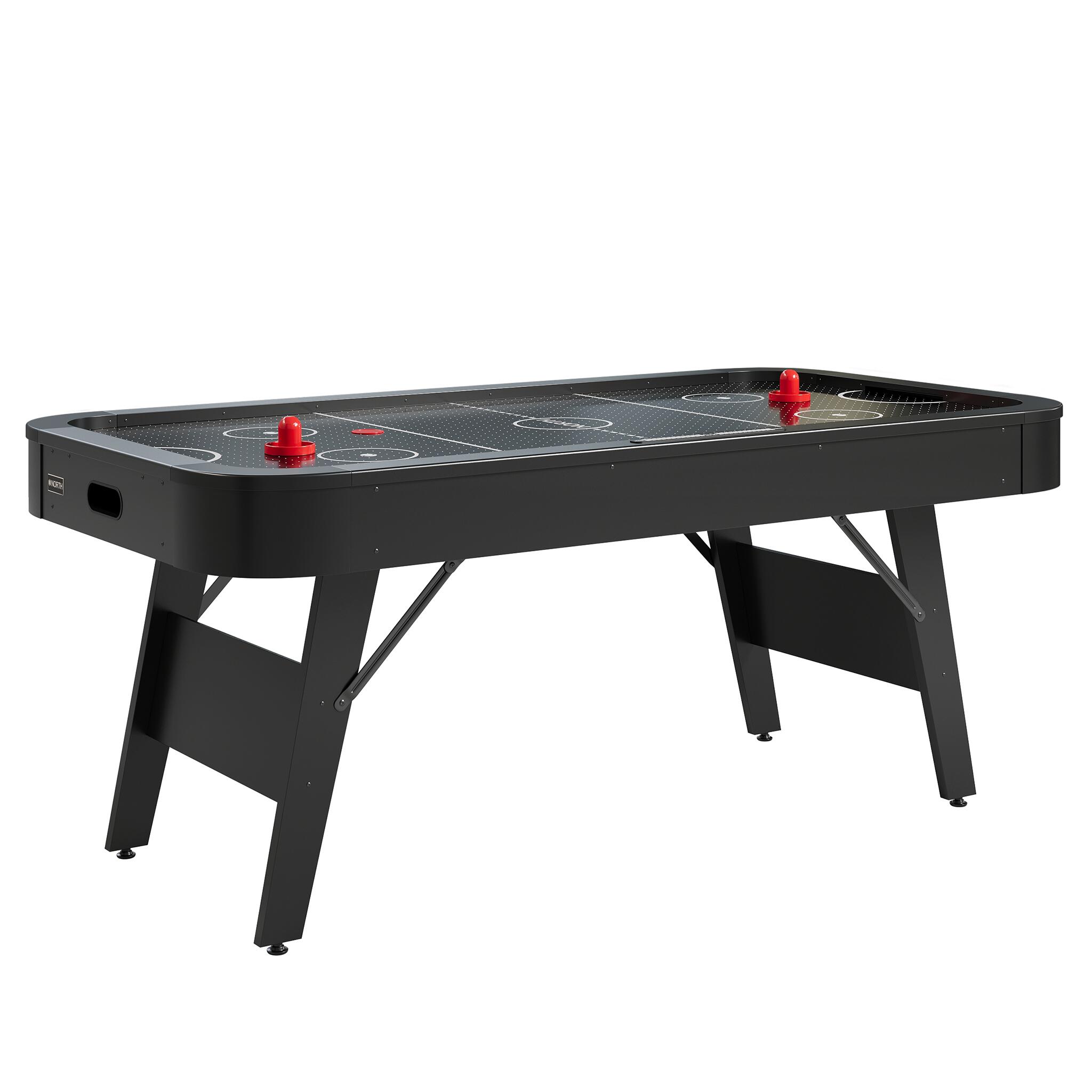 North Sports - North Zenith Table De Air Hockey Noir/noir Rvs 7ft - Table De Air Hockey - Noir - No Size - Decathlon