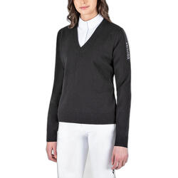 Pullover col V femme Equiline Cinoc