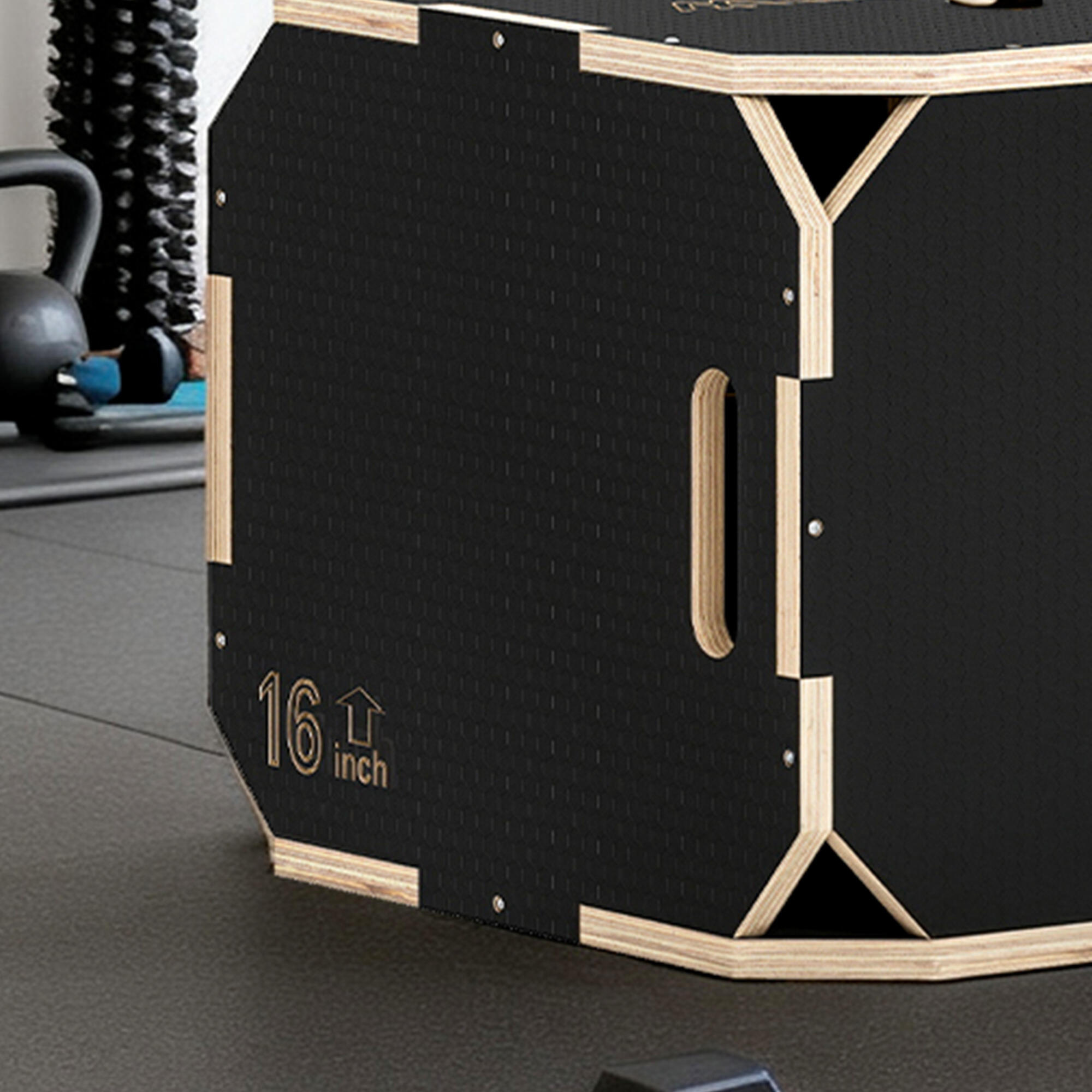 Cajón Pliométrico SPORTNOW 51x48x41 cm Negro 5/5