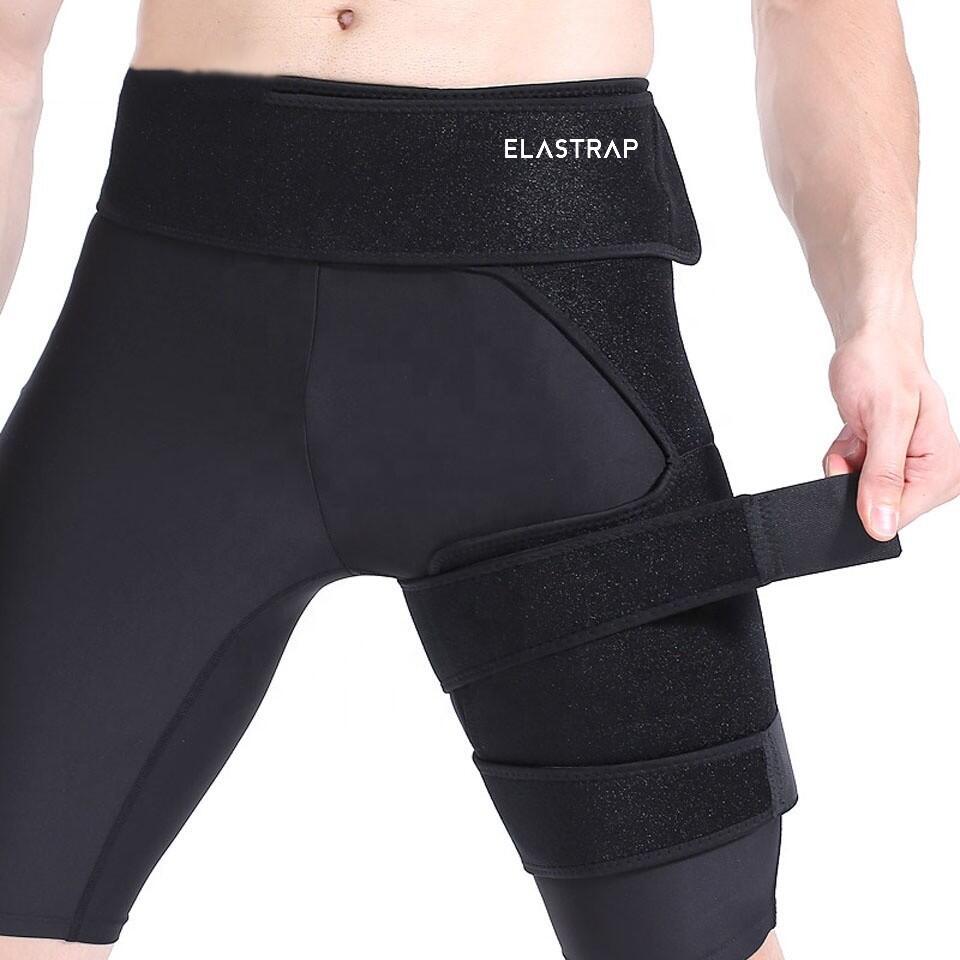 Attelle de la cuisse compression - Protège hanche, anse, aine, ischio-Jambiers 1/7