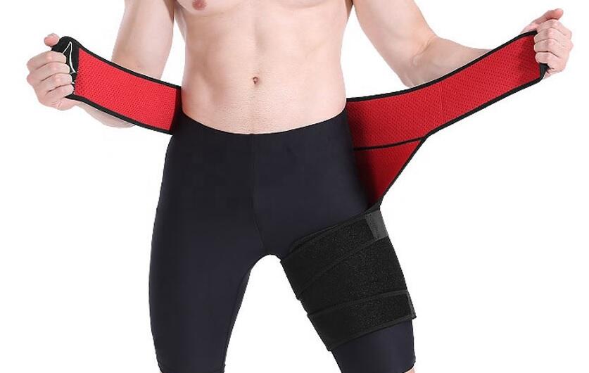 Attelle de la cuisse compression - Protège hanche, anse, aine, ischio-Jambiers 3/7