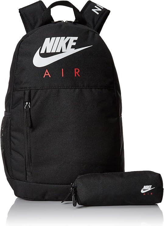 nike elemental backpack black and red