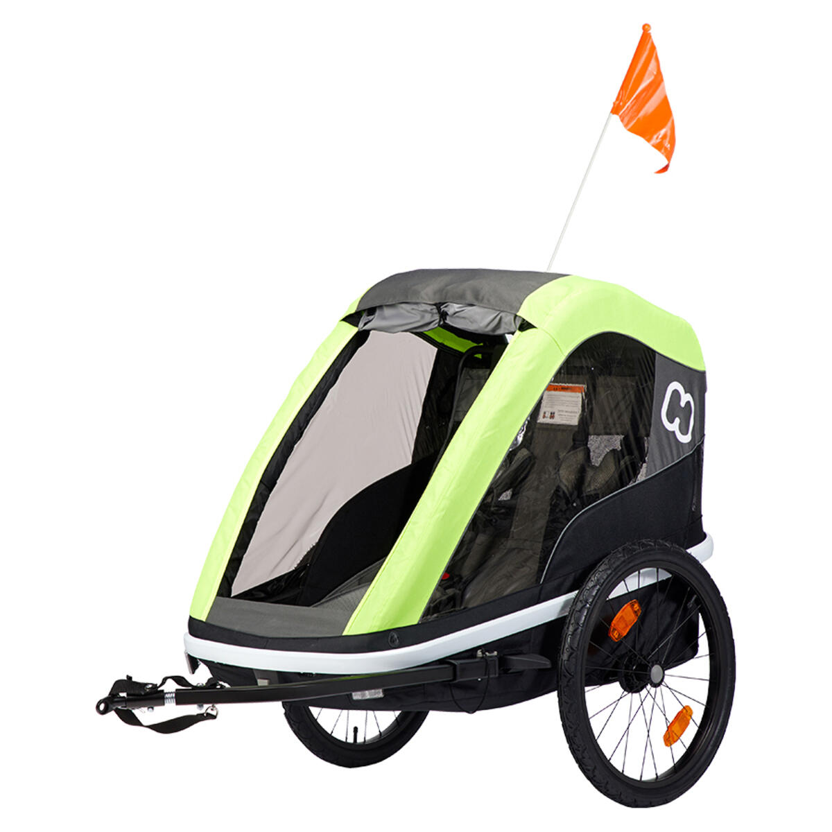 Hamax - Remorque Hamax Avedina Twin - Remorque À Vélo - Vert - No Size - Decathlon