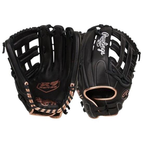 Rawlings R9SB130-6B R9 Fastpitch Softball Glove 13 Inch | Left Hand Catch