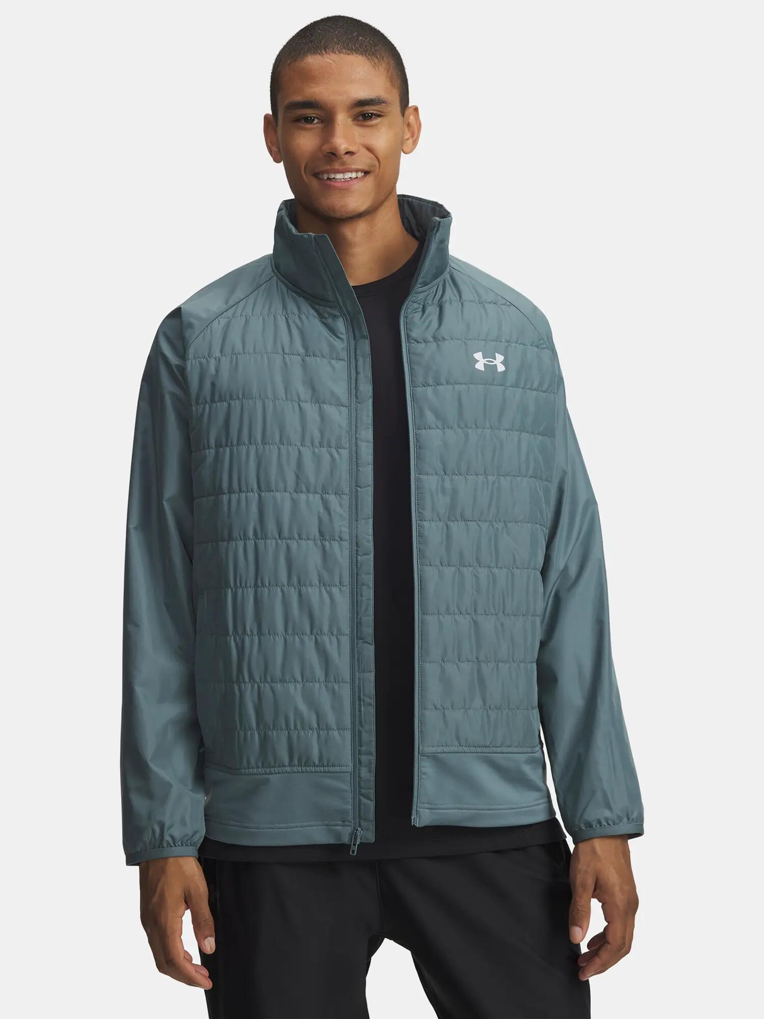 Férfi kabát Under Armour UA Launch Insulated Jacket-BLU 2/5