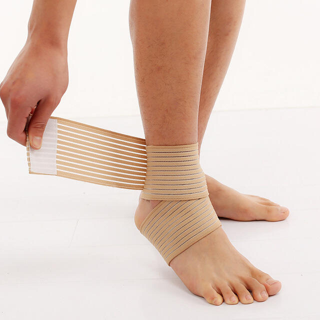 Elastrap - Bande Cheville - Chevillère Entorse - Strapping Fin Et Léger Sport - Chevillère - Beige - Taille Unique - Decathlon
