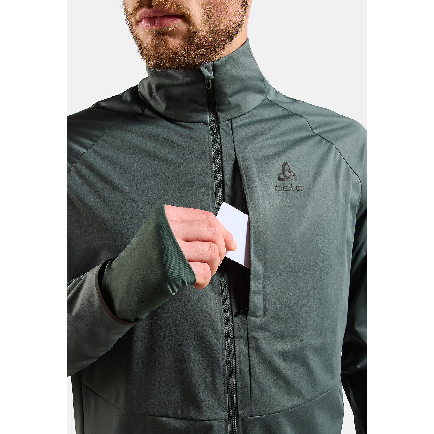 Kurtka ocieplana Odlo Jacket ZEROWEIGHT PRO WARM REFLECTIVE 6/7