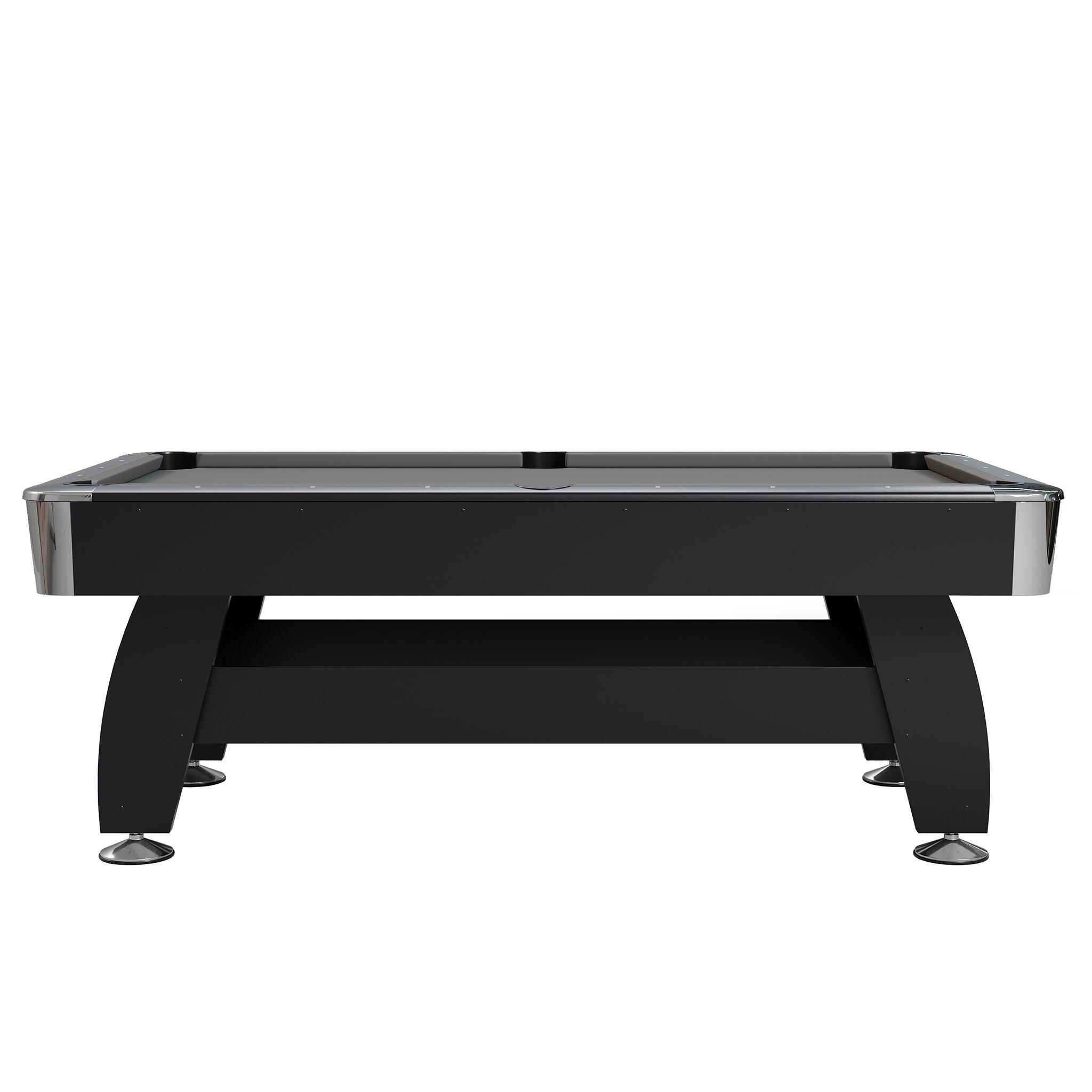 NORTH Gardone Pooltafel Zwart/Grijs 7FT 3/7