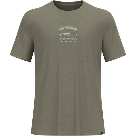 Koszulka męska Odlo ASCENT SUN. SEA. MOUNTAINS. T-shirt crew neck s/s