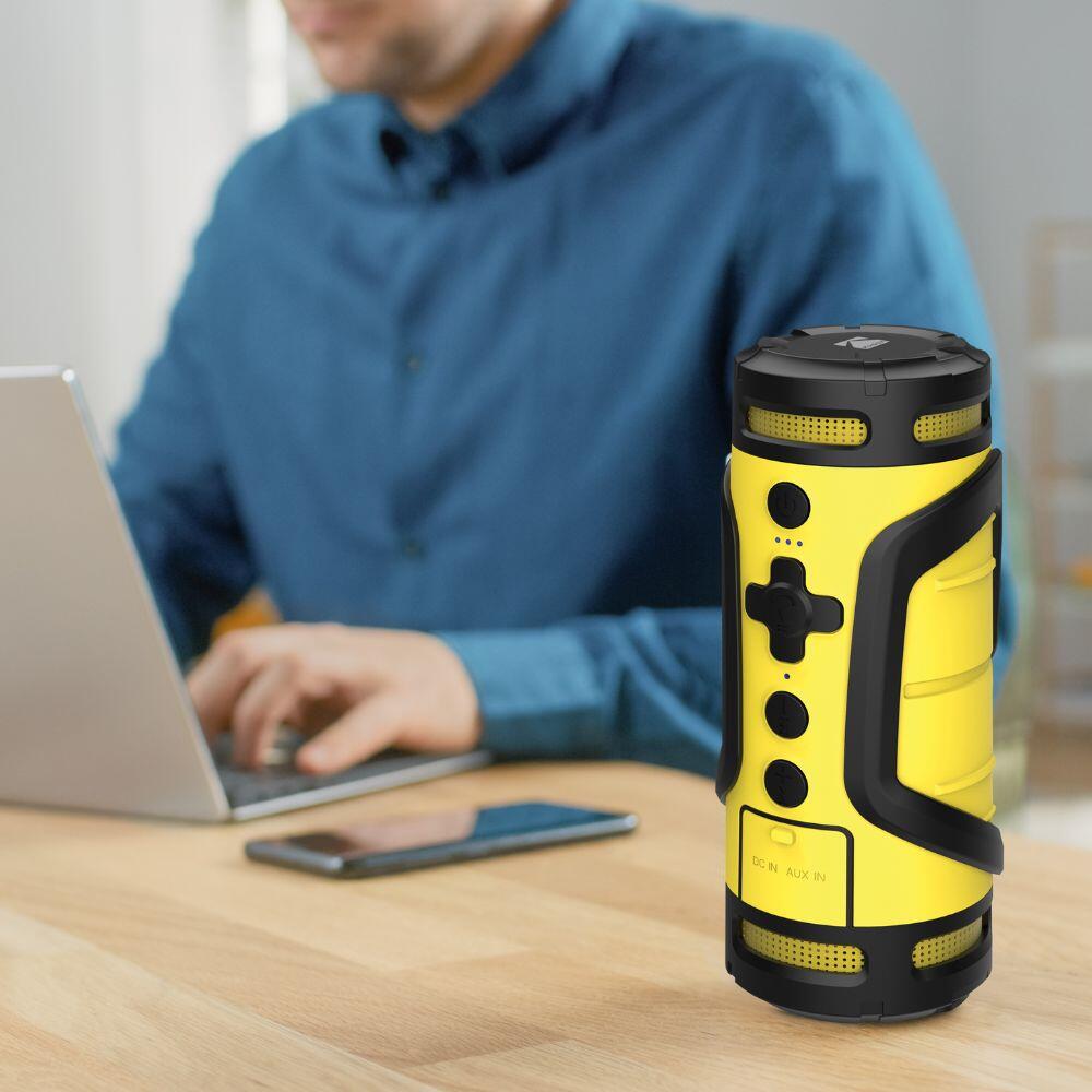 KODAK Bluetooth Enceinte PWS-2225Y: Son Puissant en Design Lumineux - Geel 2/2