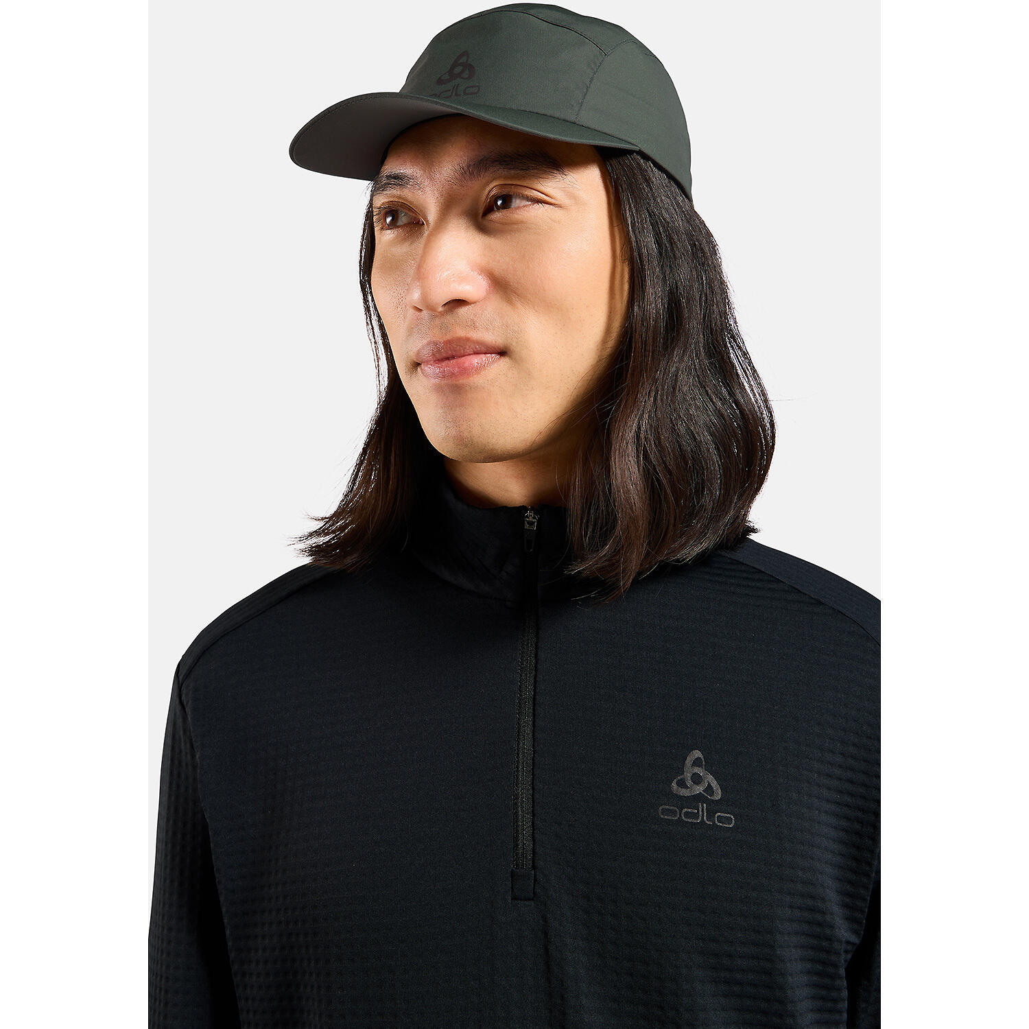 ODLO Odlo Mid Layer 1/2 Zip Essential Thermal  ZWART L 5/7