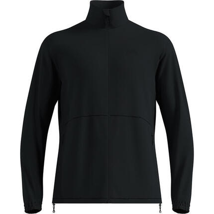 Bluza bez kaptura rozpinana Odlo Mid layer full zip CLASSIC FLEECE czarna