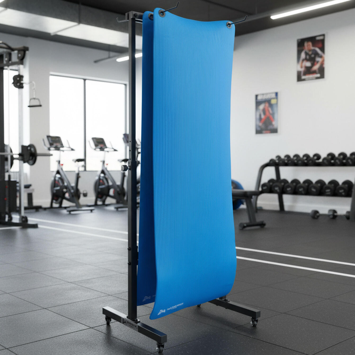 Soporte Esterillas Fitness Ollaos Maximpro Aneda Negro 2/6