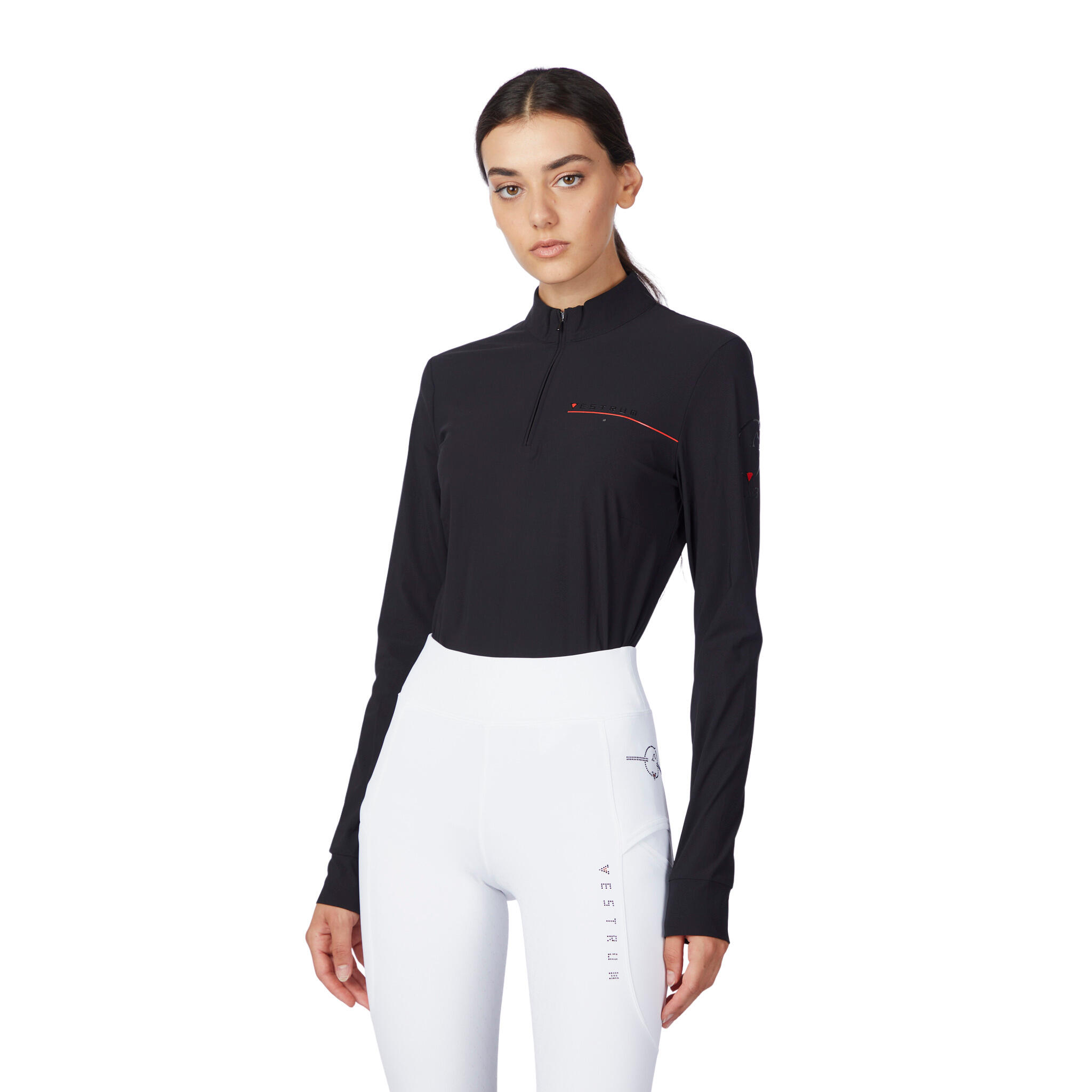 VESTRUM Women's long-sleeve riding polo Vestrum Lyra