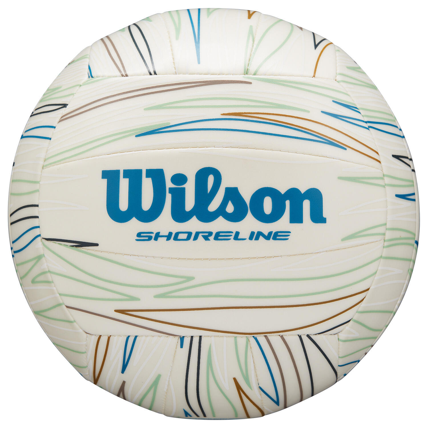 Wilson - Ballon De Volley Wilson Shoreline Eco Volleyball - Ballon De Volley - Blanc|multicolore - 5 - Decathlon