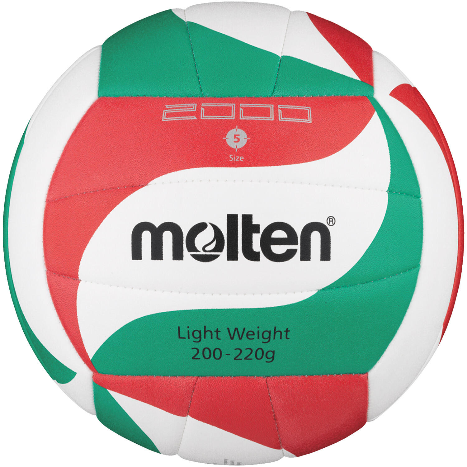 Molten - Ballon De Volleyball Molten V5m2000 - Ballon De Volley - Multicolore|rouge - Taille Unique - Decathlon