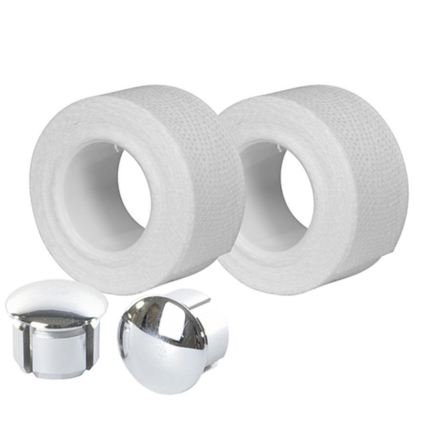 Cotton handlebar tape with handlebar end Velox Tressorex 85