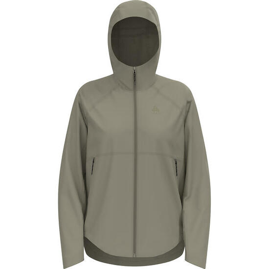 Women's Odlo Active 365 Performance Knit Regenjacke Schwarz