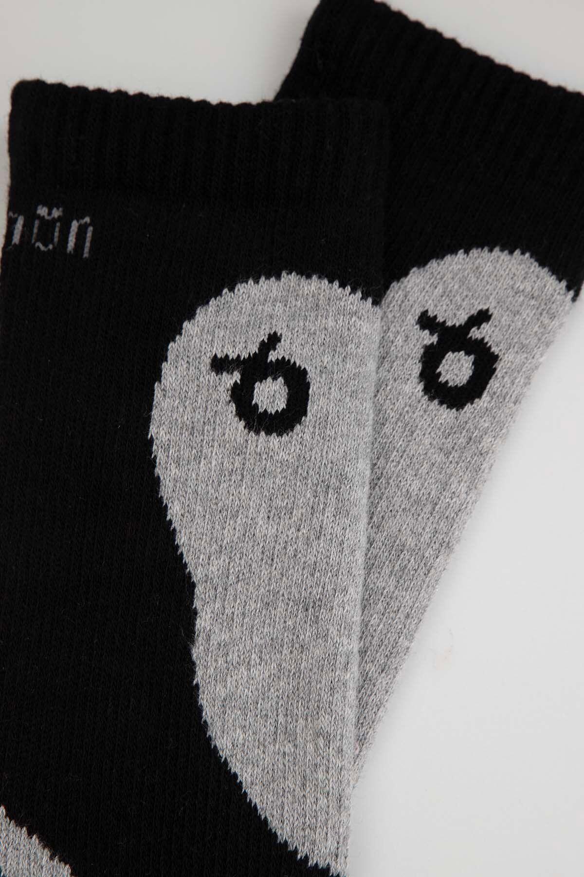 Kinder Skisocken Snowboardsocken XLX schwarz 2/2