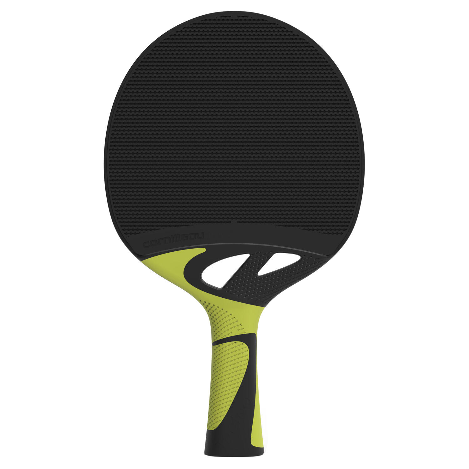 Cornilleau - Raquette De Ping-pong Tacteo 50 Lime - Raquette De Tennis De Table - Noir - Concave - Decathlon