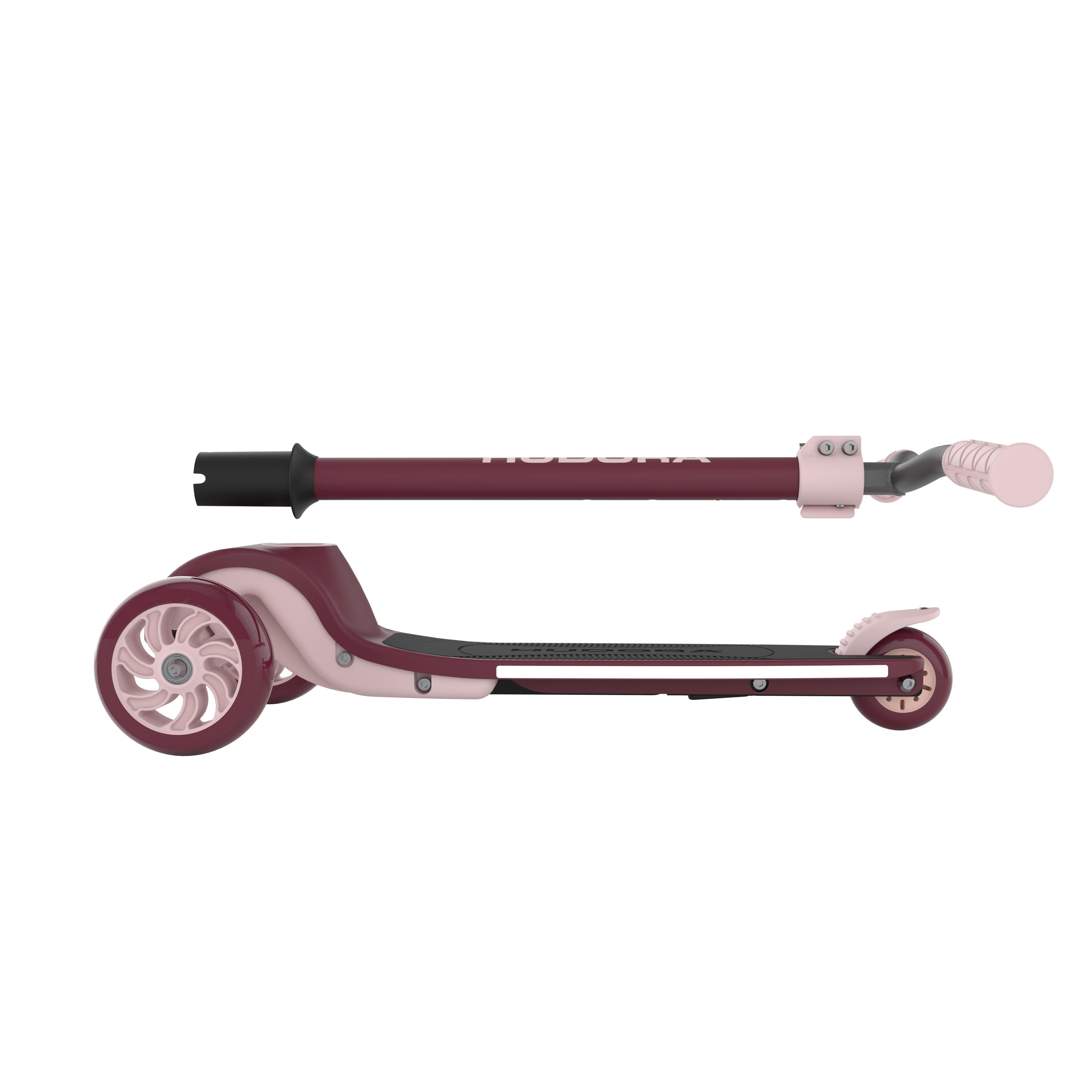 Tri-Scooter  Dreirad-Roller höhenverstellbar, bordeaux 5/7