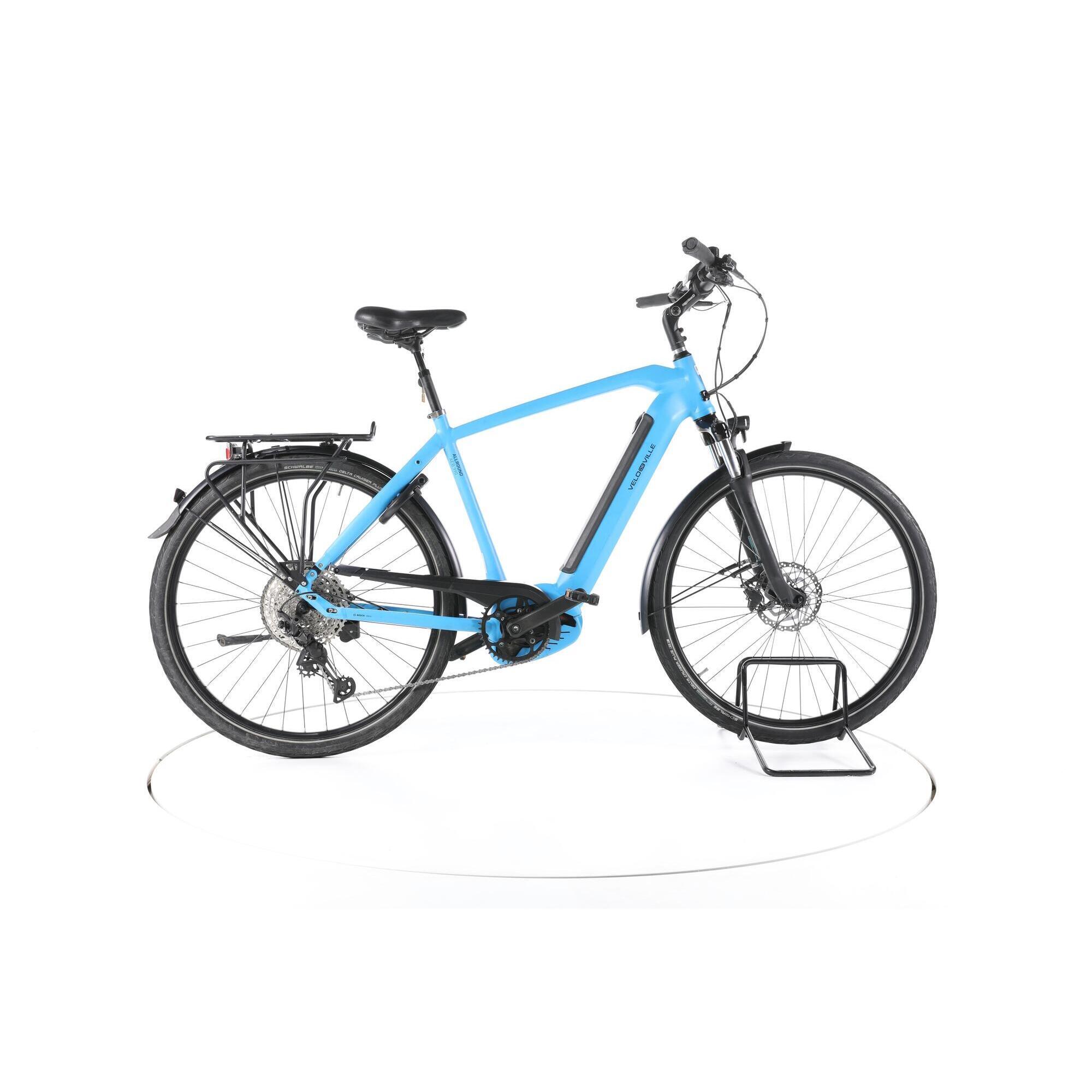Velo De Ville - Reconditionné - Velo De Ville Aeb 990 Trekking Vélo Électrique - Très Bon - Vélo De Voyage - Bleu - 55 - Decathlon