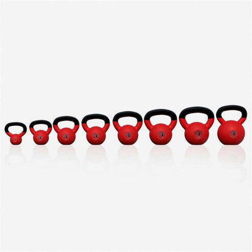 Kettlebell - Komplett Set 144 kg, Gusseisen, Vinyl Beschichtung, Schwunghantel 2/7