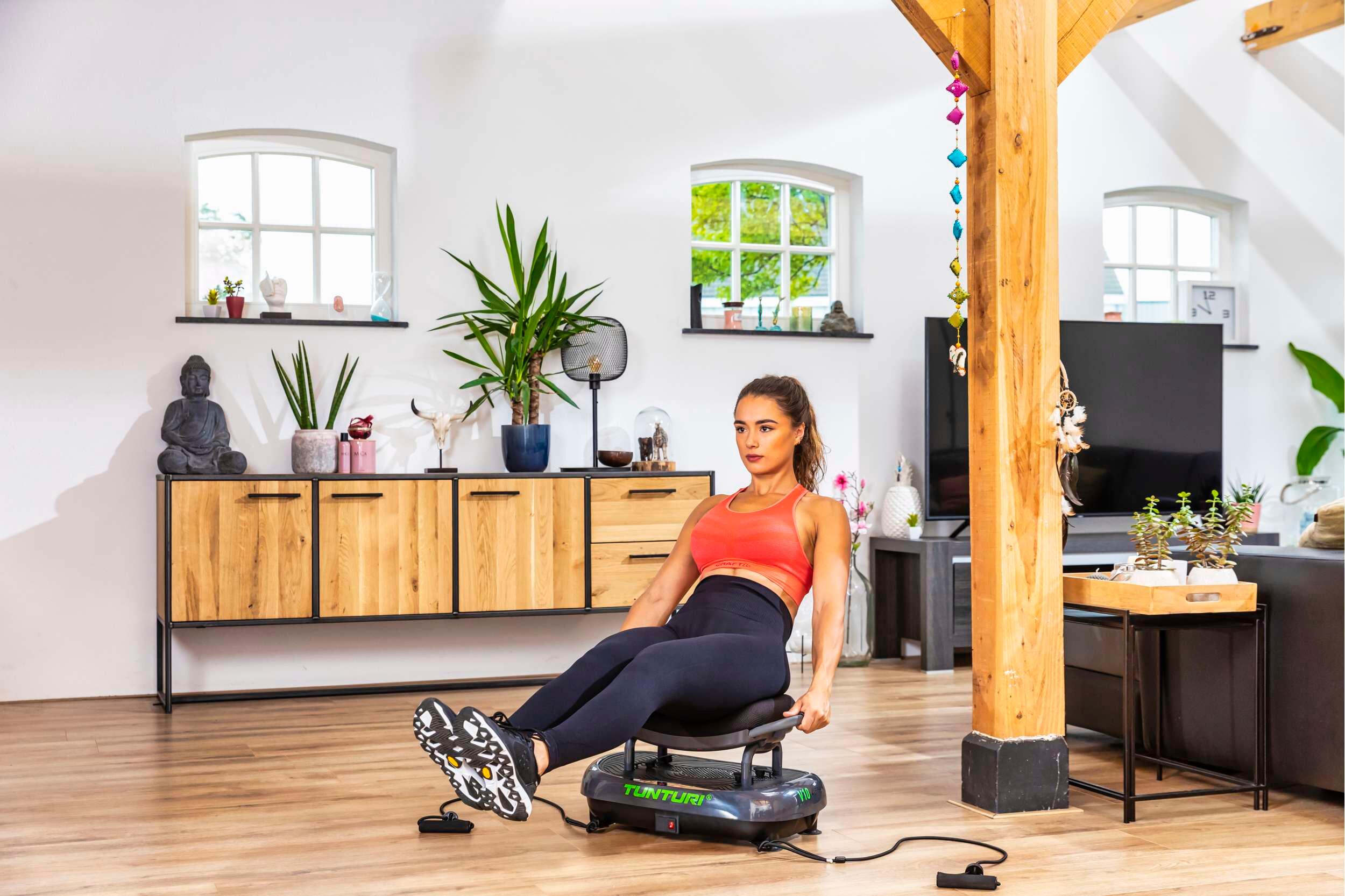 Tunturi Cardio Fit Oszillationsplatte V10 Schwarz 2/7