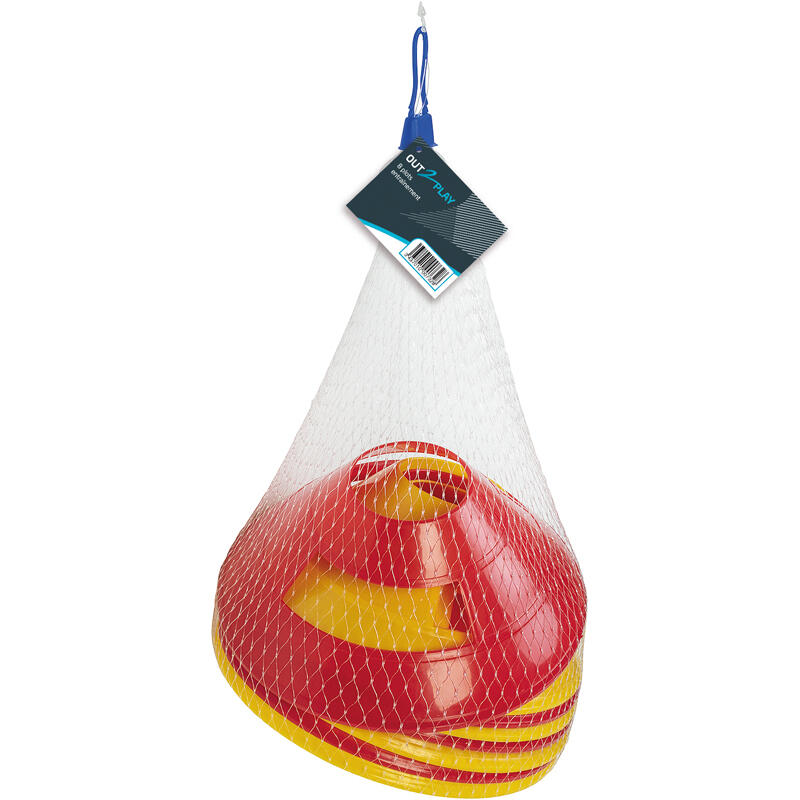 Out2play - Set Entraînement Football 8 Plots - Out2play - Cône - No Size - Decathlon