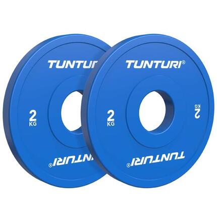 Disques Bumper - vert - 1 kg - set