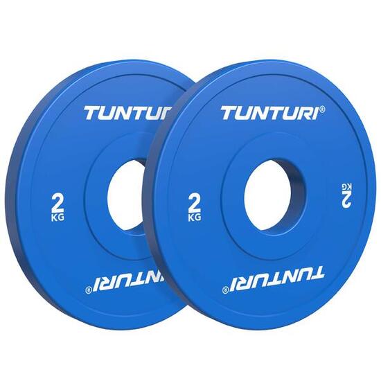 Disques Bumper - bleu - 2 kg - set